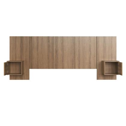 Imagem de Cabeceira para Cama de Casal com Mesas de Cabeceira Zurique PL1160 Art in Móveis