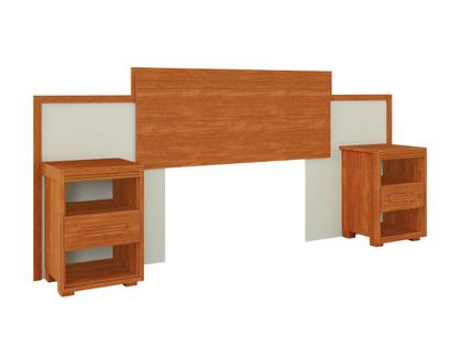 Imagem de Cabeceira Para Cama Queen Dinamarca com Criado Box Casal e Queen Até 160cm