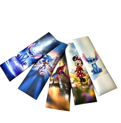 Imagem de Cabeceira para cama solteiro casal modular estampada Kit C5