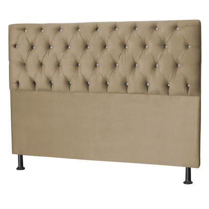 Imagem de Cabeceira Pérola 120Cm P/ Cama Box Solteiro Suede Diversas