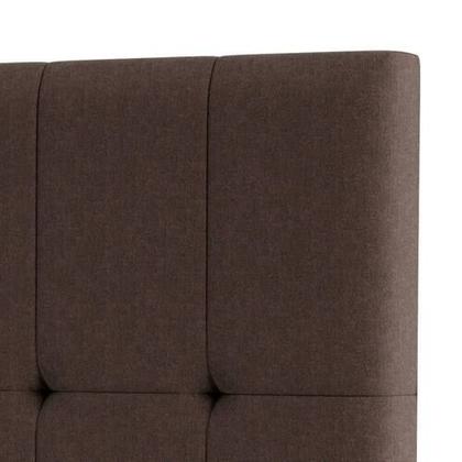 Imagem de Cabeceira Piave Linho Marrom Casal 8x140x120 Ortobom