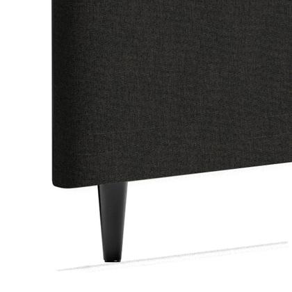 Imagem de Cabeceira Piave Veluto Cinza Casal (8x140x120) - Ortobom