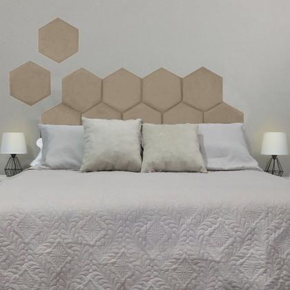 Imagem de Cabeceira Placas Módulos Estofada Suede Unitário RBL