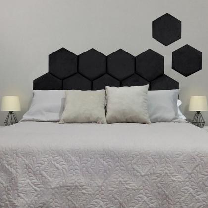 Imagem de Cabeceira Placas Módulos Estofada Suede Unitário RBL