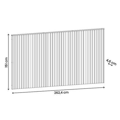 Imagem de Cabeceira Quarto Florença de Casal e Queen Frisado