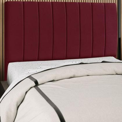 Imagem de Cabeceira Queen 160cm Allia Suede Vinho RM