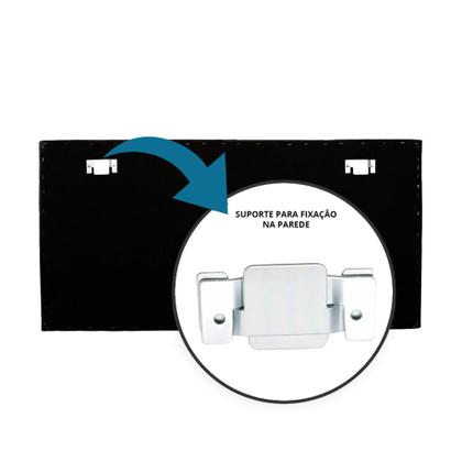 Imagem de Cabeceira Queen Reta Luxo Dupla 160x60 Sintético Rosa + Tachas Fumê