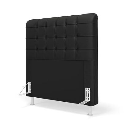 Imagem de Cabeceira Rana e Calçadeira Alpha 90 Couro Aradecor