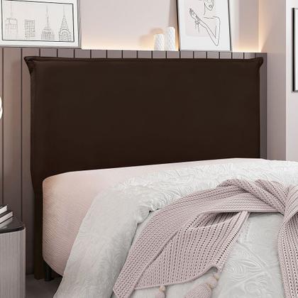 Imagem de Cabeceira Solteiro 0,90m Barcelona Suede - Pallazio