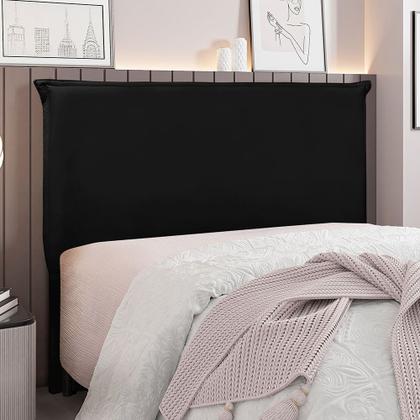 Imagem de Cabeceira Solteiro 0,90m Barcelona Suede - Pallazio