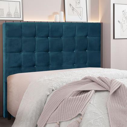 Imagem de Cabeceira Solteiro 0,90m Verona Veludo - Pallazio