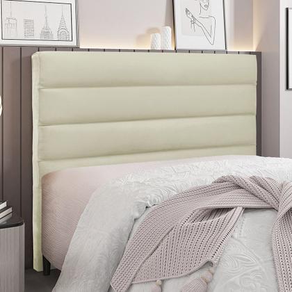 Imagem de Cabeceira Solteiro 90cm Greta Veludo - Lucadi Home