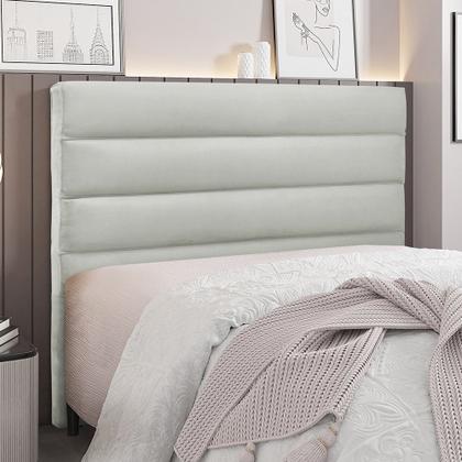 Imagem de Cabeceira Solteiro 90cm Greta Veludo - Lucadi Home