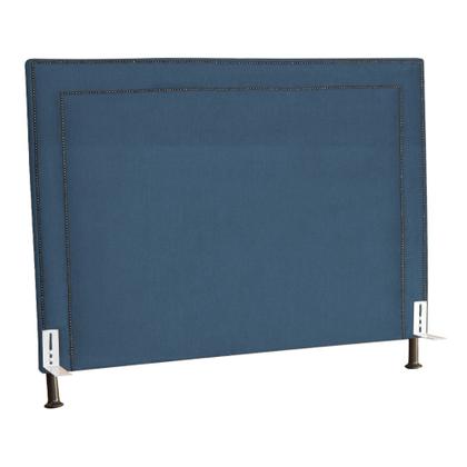 Imagem de Cabeceira Solteiro 90cm Viviane Com Tachas Suede - MALTA DECOR
