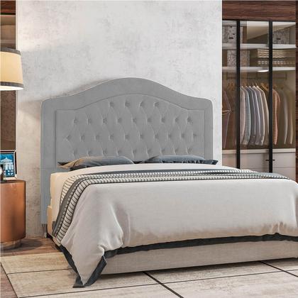 Imagem de Cabeceira Solteiro Ághata P04 90 cm Suede - Doce Sonho Móveis