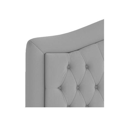 Imagem de Cabeceira Solteiro Ághata P04 90 cm Suede - Doce Sonho Móveis