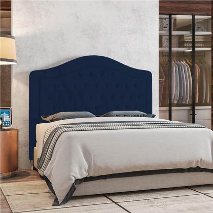 Imagem de Cabeceira Solteiro Ághata P04 90 cm Suede - Doce Sonho Móveis