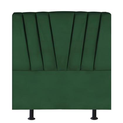 Imagem de Cabeceira Solteiro Cama Box Estofada 90 cm Antonella Suede