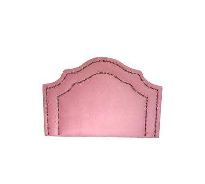 Imagem de Cabeceira Solteiro Cama Box Veludo Rosê Provençal Dupla