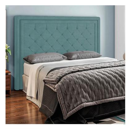 Imagem de Cabeceira Solteiro Estocolmo P04 90 cm Suede - Doce Sonho Móveis