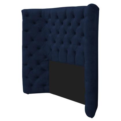 Imagem de Cabeceira Solteiro Everest P02 90 cm para cama Box Suede - Doce Sonho Móveis