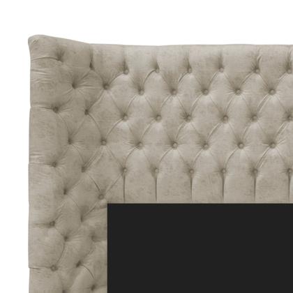 Imagem de Cabeceira Solteiro Everest P02 90 cm para cama Box Suede - Doce Sonho Móveis