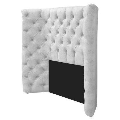 Imagem de Cabeceira Solteiro Everest P02 90 cm para cama Box Suede - Doce Sonho Móveis
