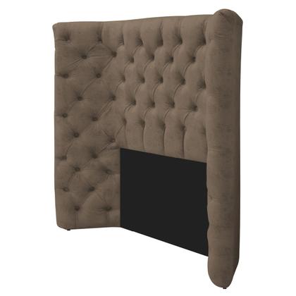 Imagem de Cabeceira Solteiro Everest P02 90 cm para cama Box Suede - Doce Sonho Móveis