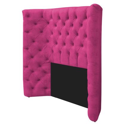 Imagem de Cabeceira Solteiro Everest P02 90 cm para cama Box Suede - Doce Sonho Móveis