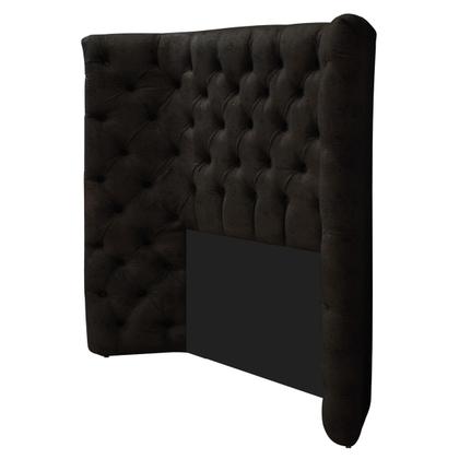 Imagem de Cabeceira Solteiro Everest P02 90 cm para cama Box Suede - Doce Sonho Móveis