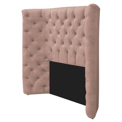 Imagem de Cabeceira Solteiro Everest P02 90 cm para cama Box Suede - Doce Sonho Móveis