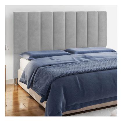 Imagem de Cabeceira Solteiro Hannover P04 100 cm Suede - Amarena Móveis