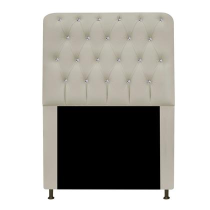 Imagem de Cabeceira Solteiro Lady A05 c/ Strass 90 cm para Cama Box Corano - ADJ Decor