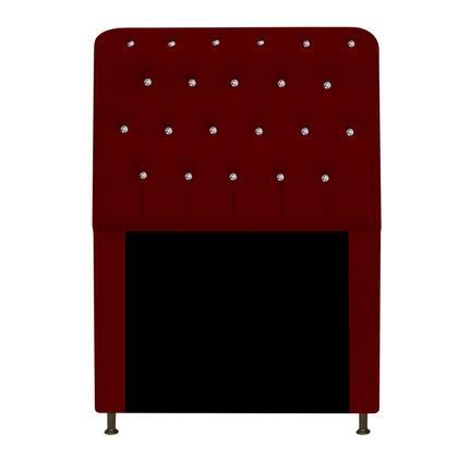 Imagem de Cabeceira Solteiro Lady A05 c/ Strass 90 cm para Cama Box Corano - ADJ Decor