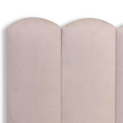 Imagem de Cabeceira Solteiro Nuvem 100x60 Cama Box Modulada Luno