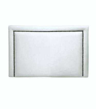 Imagem de Cabeceira Solteiro Para Cama Box Painel Reta material sintético Branco