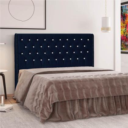 Imagem de Cabeceira Solteiro Tóquio P04 90 cm Suede - ADJ Decor