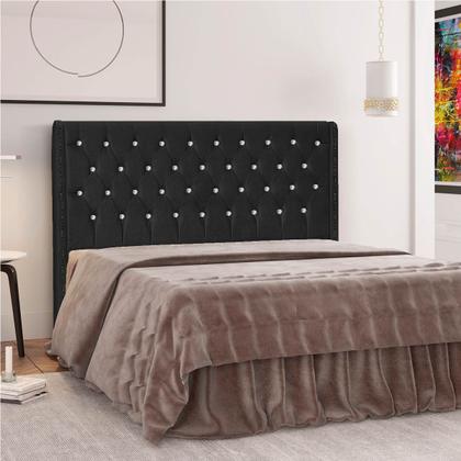 Imagem de Cabeceira Solteiro Tóquio P04 98 cm Suede - ADJ Decor