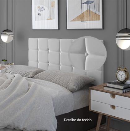 Imagem de Cabeceira Suspensa Almofada Cama Solteiro 140 cm Calipha