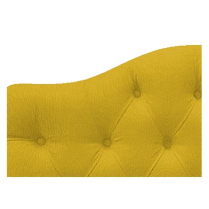 Imagem de Cabeceira Suspensa Imperatriz 160 cm Queen Size Suede Amarelo - Doce Sonho Móveis