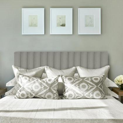 Imagem de Cabeceira Veludo Modular Estofada Retangular 45X10cm para Cama Box Queen King - Ornata Domus