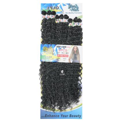 Imagem de Cabelo Afro Cacheado Bio Organico 80 cm Anjo Aplique Megahair Em tela