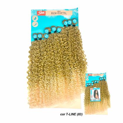 Imagem de Cabelo Afro Cacheado Na Tela  Bio Vegetal Sleek Alegria 320g