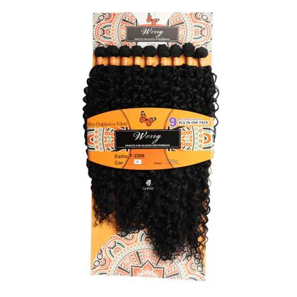 Imagem de Cabelo Cacheado Bio Organico 320Gr/70Cm -Em tela -Pronto Para Aplicar