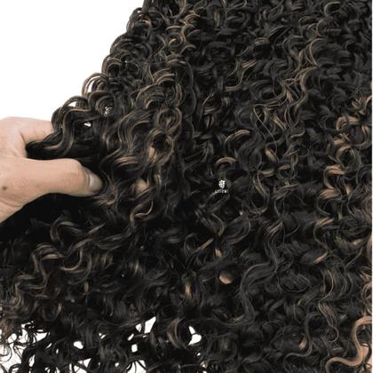Imagem de Cabelo Cacheado Bio Organico 320Gr/70Cm -Em tela -Pronto Para Aplicar