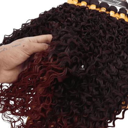 Imagem de Cabelo Cacheado Bio Organico 320Gr/70Cm -Em tela -Pronto Para Aplicar