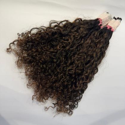 Imagem de Cabelo cacho caipira 65cm ombrè hair - 50g