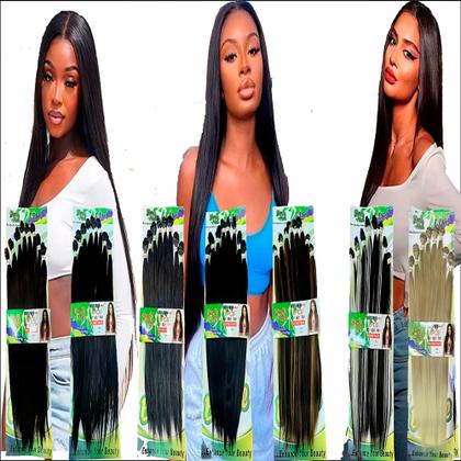 Imagem de Cabelo Fibra Bio Premiun Estilo Lisa 8 Telas 300g