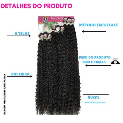 Imagem de Cabelo Orgânico Bio Fibra Fogosa Fashion Classic  Cor SP2/4/30 MORENA ILUMINADA