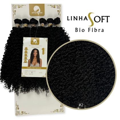 Imagem de Cabelo Orgânico Cacheado Entrelace Fibra Bio Macia Estylo Mulher Linha Soft 70cm